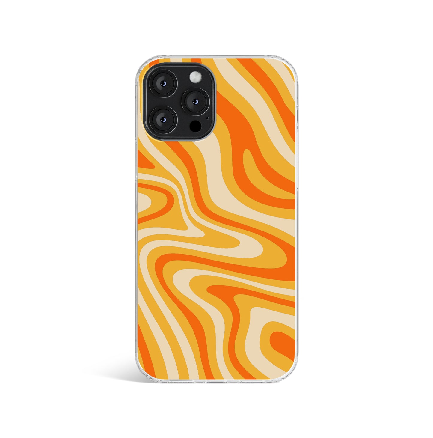 Orange Swirl Phone Case