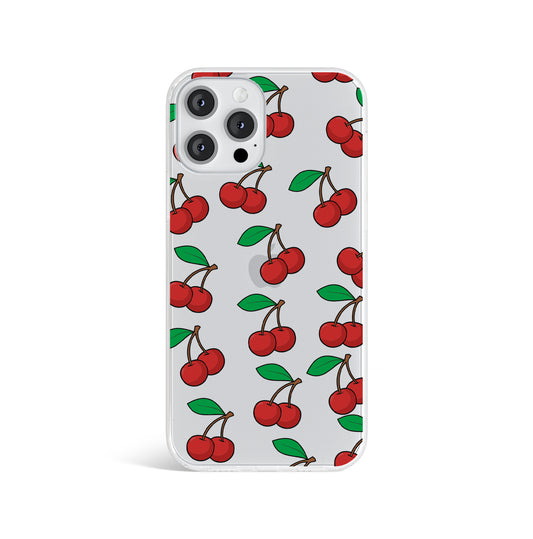 Red Cherry Clear Phone Case