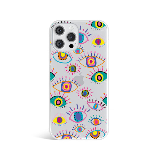 Psychedelic eye phone case