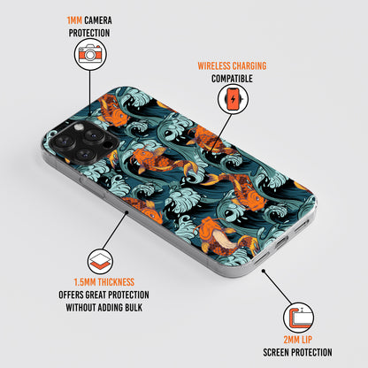 Japanese Koi Fish Phone Case