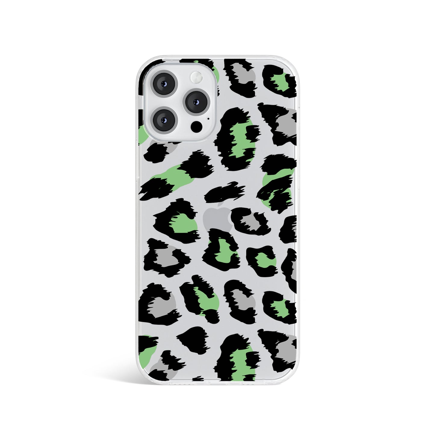 green leopard phone case for iphone and samsung galaxy