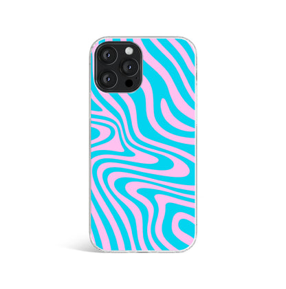 abstract waves phone case