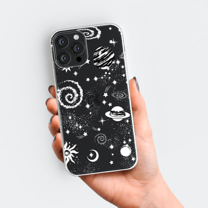 planet galaxy stars phone case